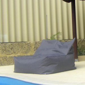 pool side double lounger outdoor beanbag